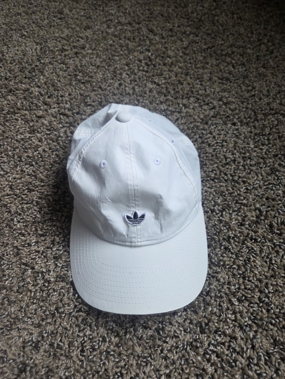 Adidas Womens Nylon Strapback Basebalk Hat White